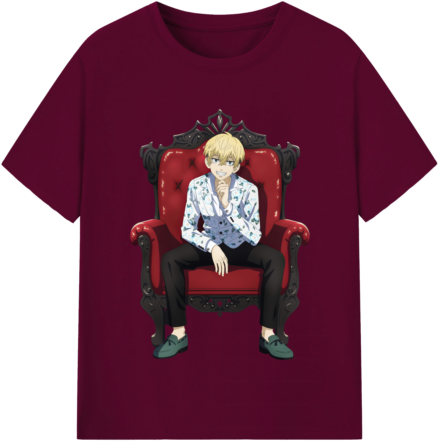 （画像用） 東京リベンジャーズ Tokyo Revengers レディースカジュアルプリントTシャツ（綿100％）